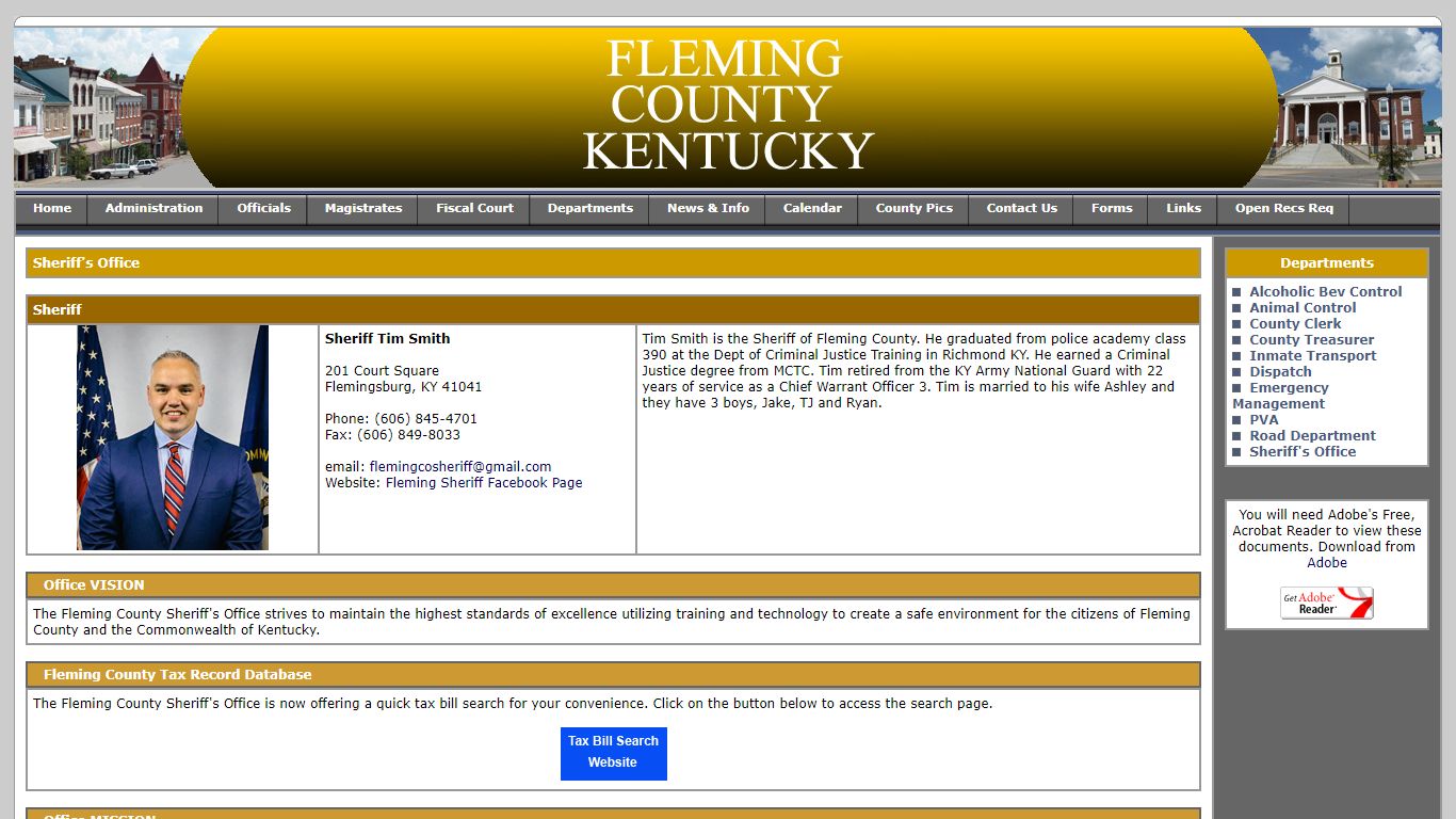 Fleming County Fiscal Court Website