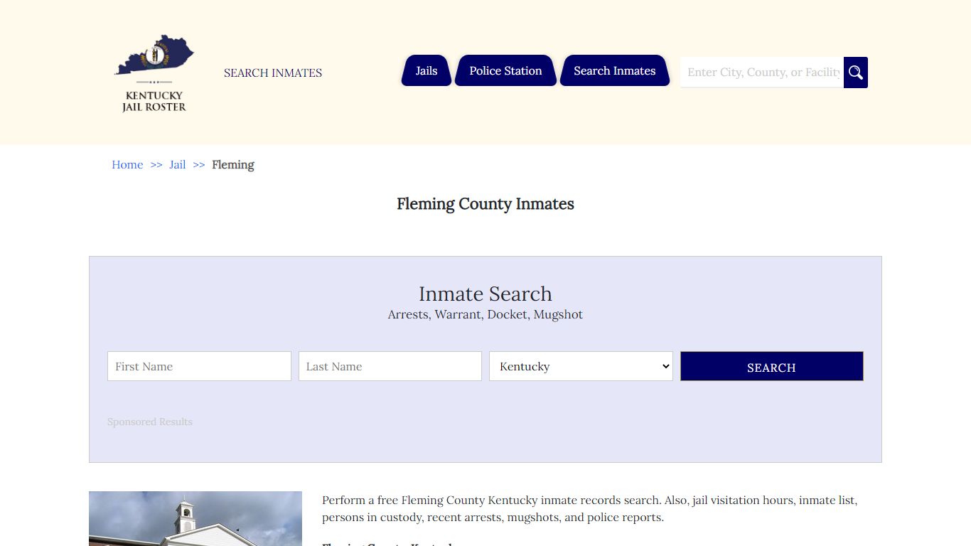 Fleming County Inmates - Jail Roster Search